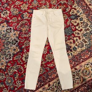 White loft jeans